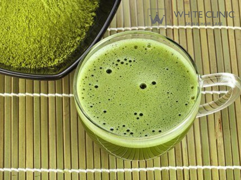 bột trà xanh trị thâm