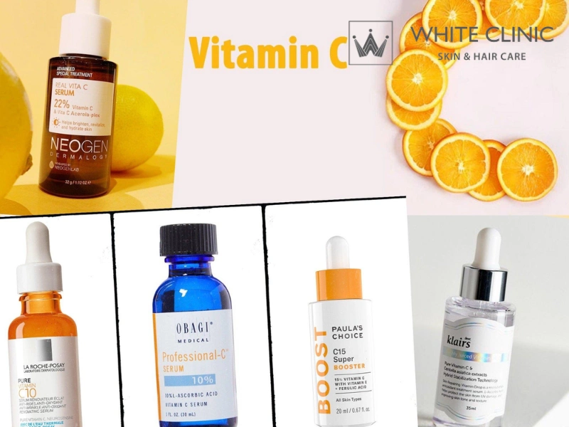 vitamin c trị thâm