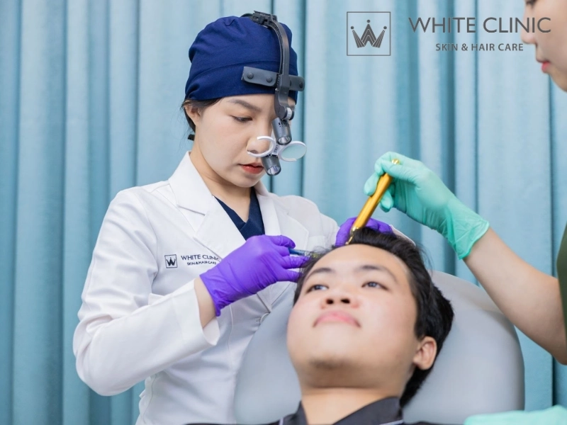 rụng tóc do thiếu chất gì