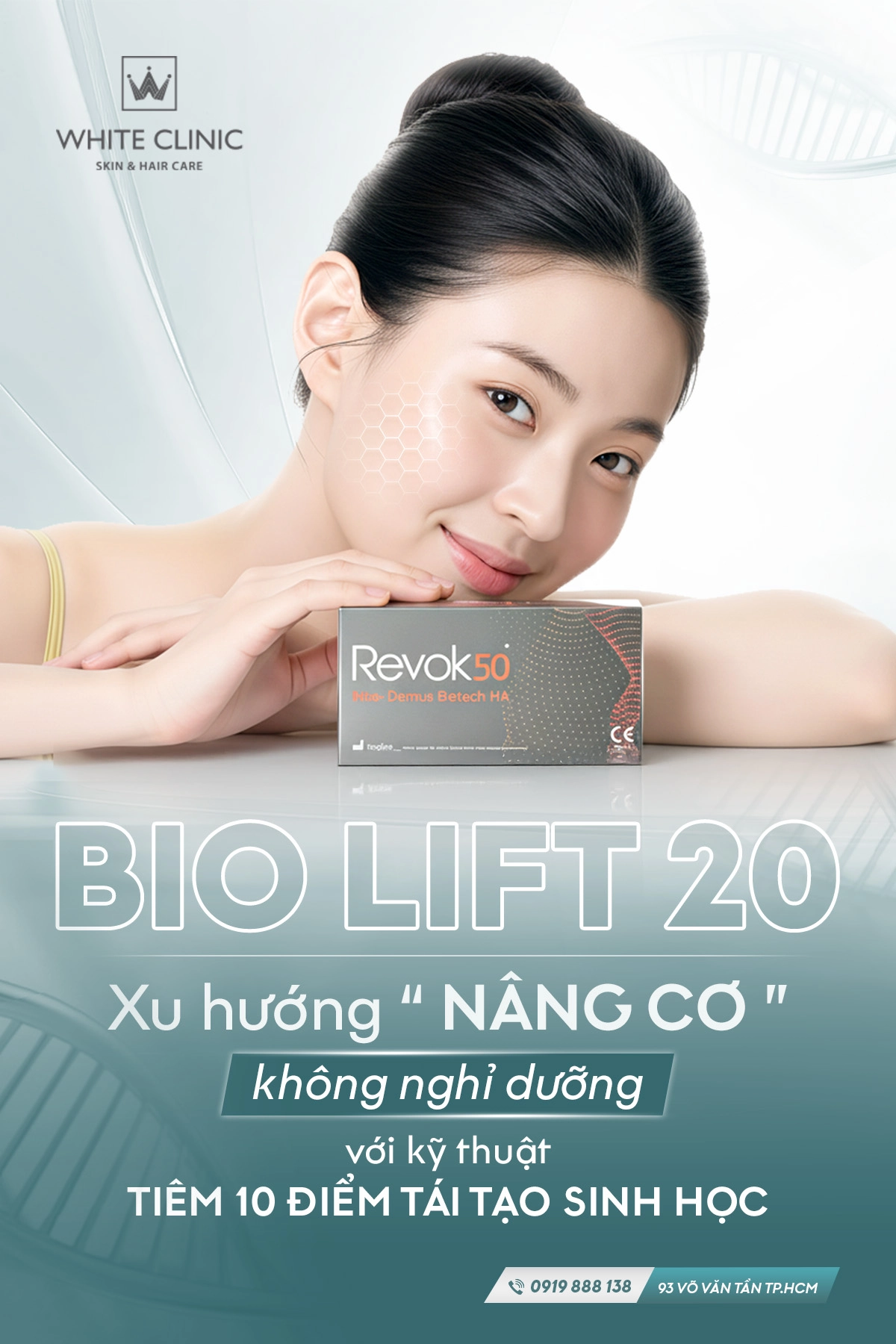 BIO LIFT 20 | NÂNG CƠ, TÁI TẠO DA VỚI KỸ THUẬT TIÊM 10 ĐIỂM 