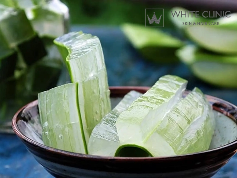 chữa mụn cóc bằng nha đam