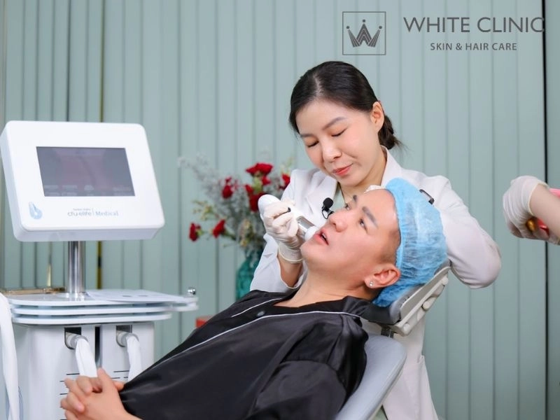 trị thâm đỏ sau mụn