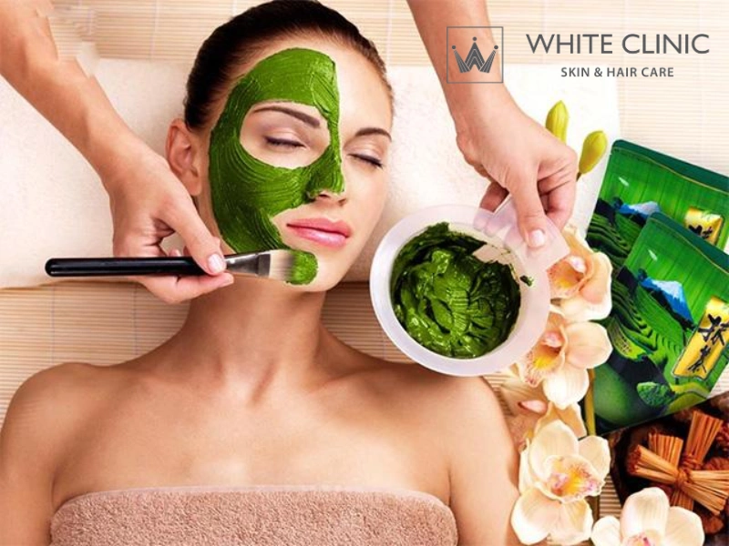 bột trà xanh có trị thâm mụn không